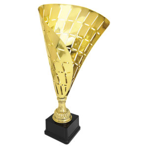 gold-metal-flag-cup-on-plastic-base