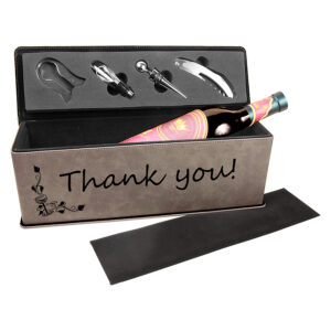 gray-laserable-leatherette-single-wine-box-with-tools