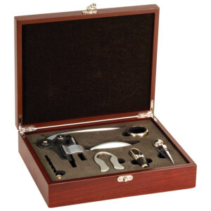 rosewood-finish-5-piece-wine-tool-gift-set